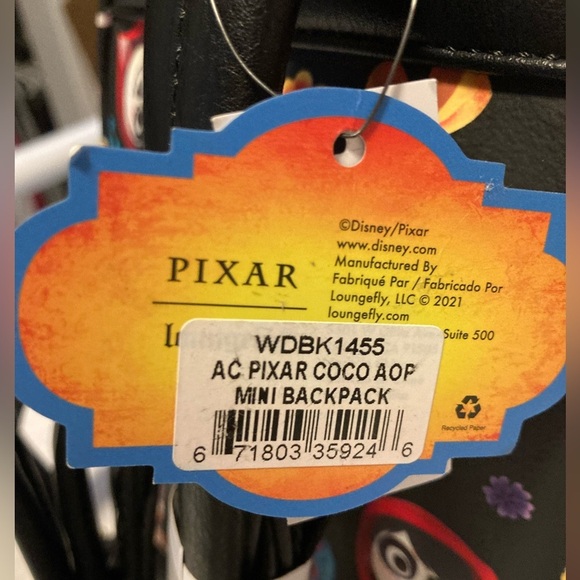 Pixar  Disney Loungefly Coco backpack ? main image 10